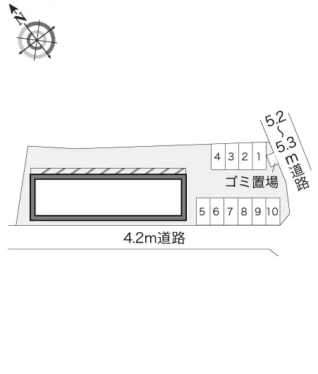 ★手数料０円★鶴ヶ島市上広谷　月極駐車場（LP）